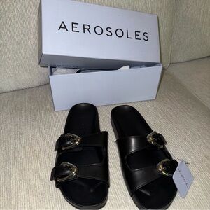 Aerosoles Women's Link Flat Sandal size 7.5